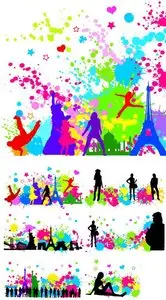 Siluettes Vector Pack part 3