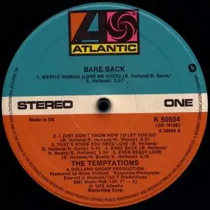 Temptations - Bare Back (1978) {Atlantic ATL50504} Vinyl Rip 16bit/44.1kHz