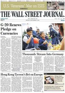The Wall Street Journal Europe - Monday, 7 September 2015