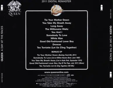 Queen - A Day At The Races (1976) [2CD, 40th Anniversary Edition] Re-up