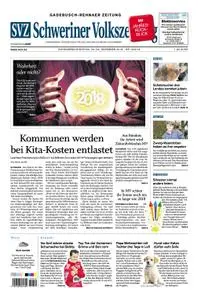 Schweriner Volkszeitung Gadebusch-Rehnaer Zeitung - 29. Dezember 2018