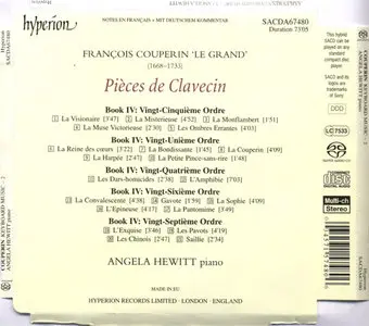  Angela Hewitt - Francois Couperin Keyboard Music Vol. 2 (2004) [Hybrid SACD // EAC Rip] 