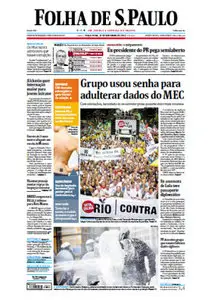 Jornal Folha de São Paulo - 27 de novembro de 2012