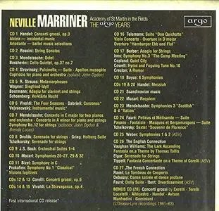 Neville Marriner - The Argo Years (28CD Box Set, 2014)