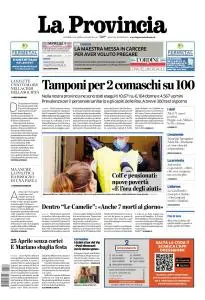 La Provincia di Como - 26 Aprile 2020