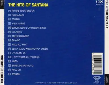 Santana - The Hits Of Santana (1990)