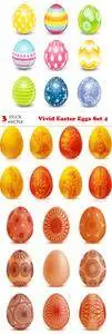 Vectors - Vivid Easter Eggs Set 4
