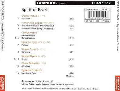 Aquarelle Guitar Quartet - Spirit of Brazil (2009)