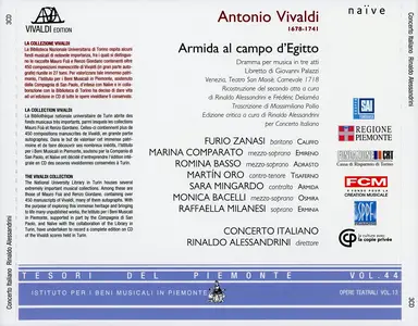 Rinaldo Alessandrini, Concerto Italiano - Antonio Vivaldi: Armida al campo d'Egitto (2010)