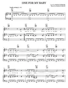 One For My Baby (And One More For The Road) - Frank Sinatra, Fred Astaire, Lena Horne (Piano-Vocal-Guitar)