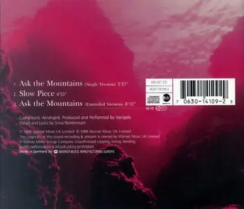Vangelis & Stina Nordenstam - Ask The Mountains (1996) Maxi-Single