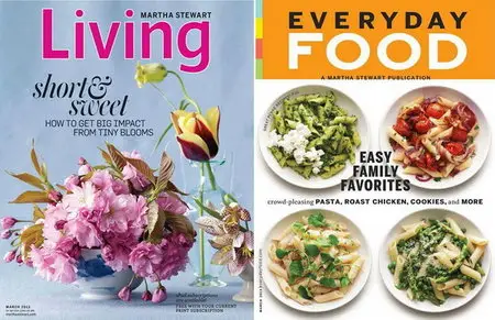 Martha Stewart Living + Everyday Food - March 2013