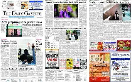 The Daily Gazette – September 08, 2017