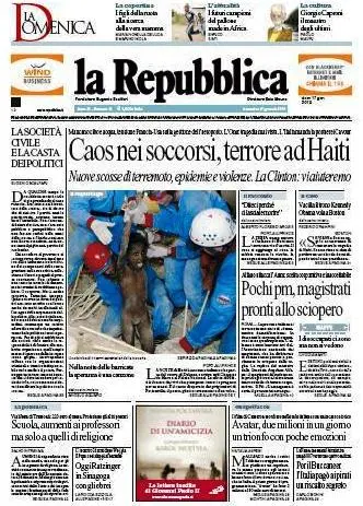 La Repubblica (17-01-10)