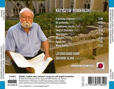 Sigvards Kļava, Latvian Radio Choir - Krzysztof Penderecki: Sacred Choral Works (2023)
