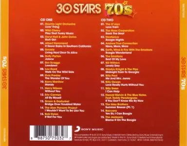 V.A.- 30 Stars 70s: 30 Classic 70s Hits Featuring (2CDs, 2015)