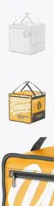 Polyester Delivery Bag Mockup 81695