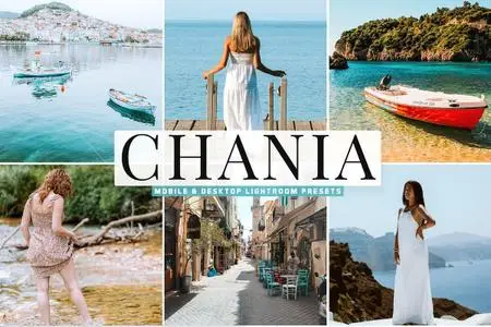 Creativemarket - Chania Pro Lightroom Presets - 5276746 - Mobile & Desktop