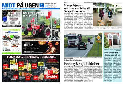 Skive folkeblad - Midt paa ugen – 29. april 2020