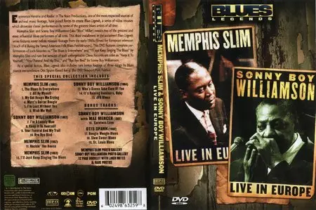 Blues Legends - Sonny Boy Williamson & Memphis Slim: Live in Europe (2004)
