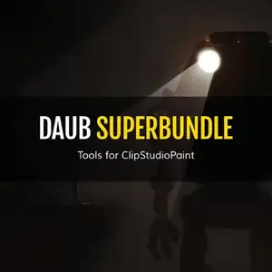Gumroad - Daub Superbundle - 572+ Pro Tools And 60+ Textures For Clip Studio Paint