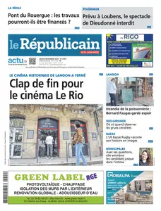 Le Républicain Sud Gironde - 6 Novembre 2025