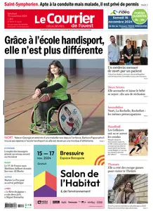 Le Courrier de l'Ouest Deux-Sèvres - 15 Novembre 2024