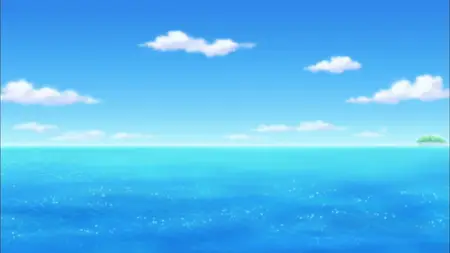 One Piece (1999 S14E32 The Pirates Move Out! The Earth Shattering New World Koten Gars