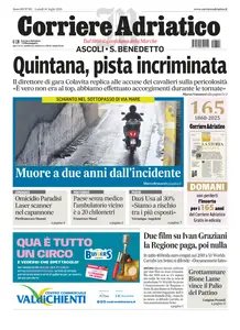 Corriere Adriatico Ascoli - 14 Luglio 2025