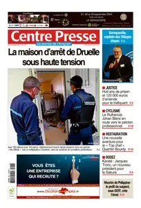 Centre Presse Aveyron - 26 Septembre 2024