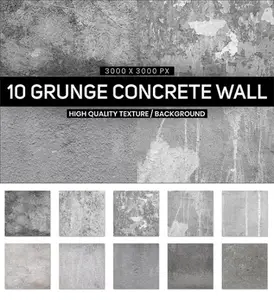 10 Grunge Concrete Wall Texture JM97TRH