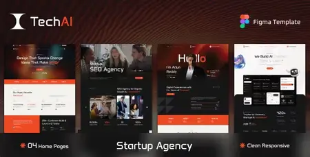 EE - ThemeForest - TechAi - Digital Agency & Startup Figma Template 59078755 v1.0