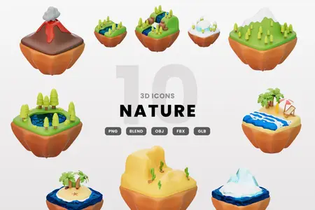 EE - Nature Landscape 3D Icons W83LNWU