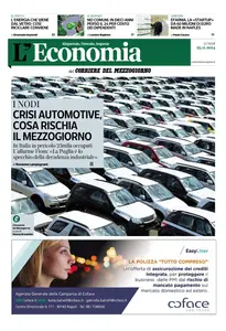 Corriere del Mezzogiorno Campania L'Economia - 25 Novembre 2024