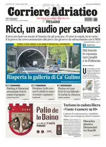 Corriere Adriatico Pesaro - 7 Agosto 2025