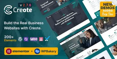 EE - Themeforest - Creote - Corporate & Consulting Business WordPress Theme 34450141 v2.7.5