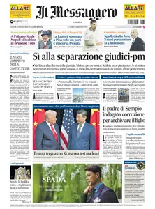 Il Messaggero Umbria - 31 Ottobre 2025