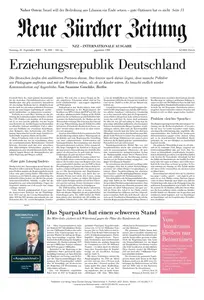 Neue Zürcher Zeitung International - 21 September 2024