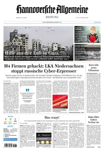Hannoversche Allgemeine Zeitung - 30 Juli 2025