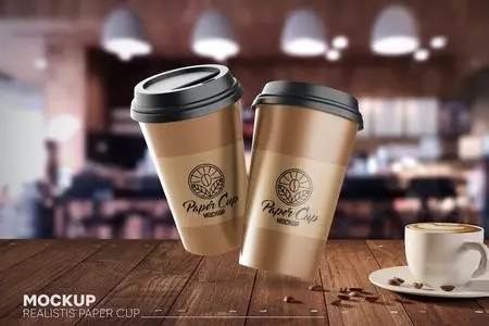 Paper Cup Mockup CJ9XL3P