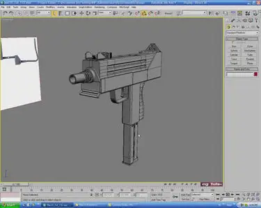 Model, UV, and Texture a Mac-10 Submachine Gun