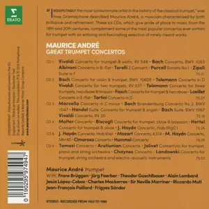 Maurice André - Great Trumpet Concertos [6CDs] (2016)