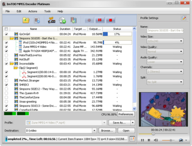 ImTOO MPEG Encoder Platinum 5.1.26.0821