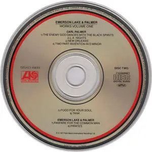 Emerson, Lake & Palmer - Works Volume 1 (1977) [1987, Warner-Pioneer 55XD-668-9, Japan]