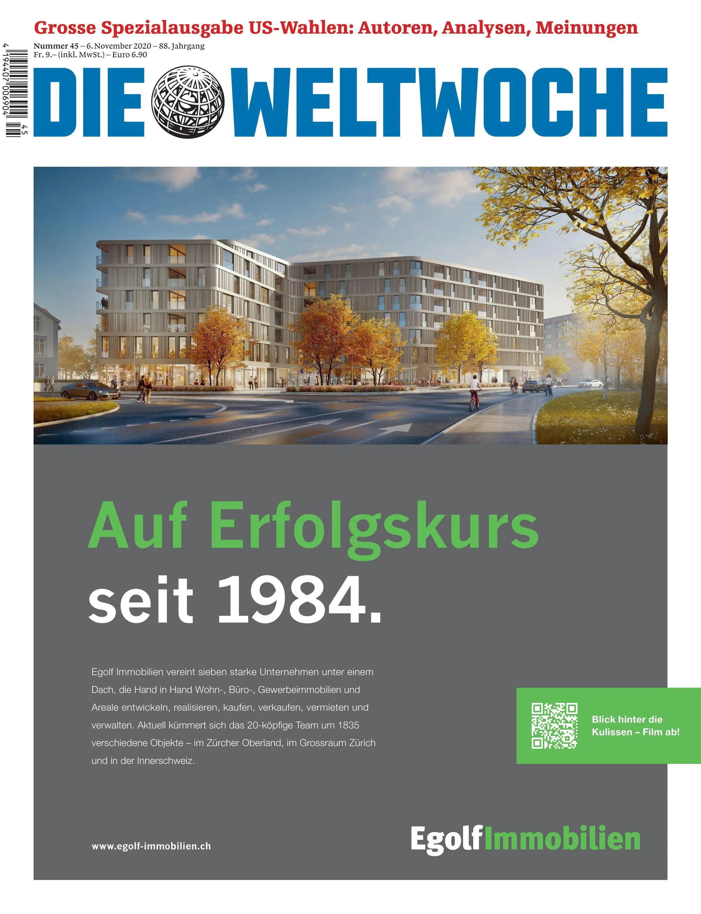 Die Weltwoche – 05. November 2020