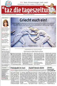 Tageszeitung TAZ vom 15 Juni 2012