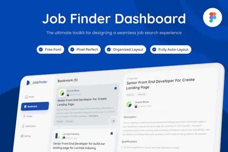 Job Finder Dashboard UI Template