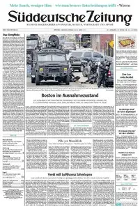 Süddeutsche Zeitung vom Samstag, 20. April 2013