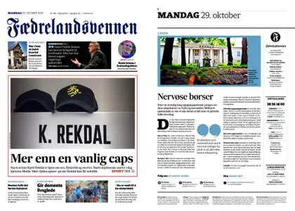 Fædrelandsvennen – 29. oktober 2018