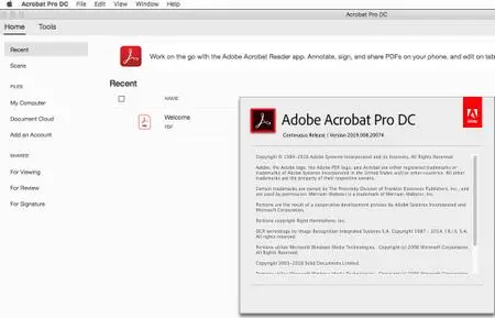 Adobe Acrobat Pro DC 2019.008.20074 Multilingual macOS